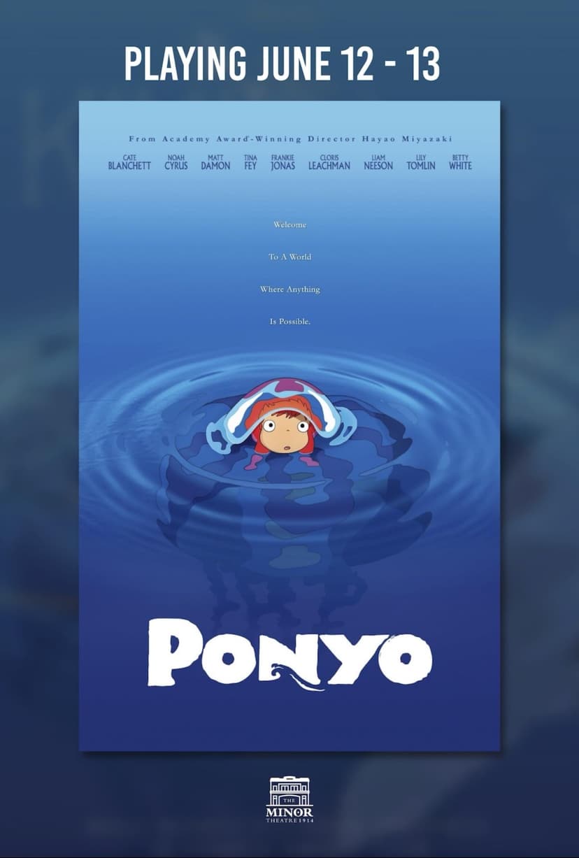 Poster for the film Ghibli Fest  ~ Ponyo
