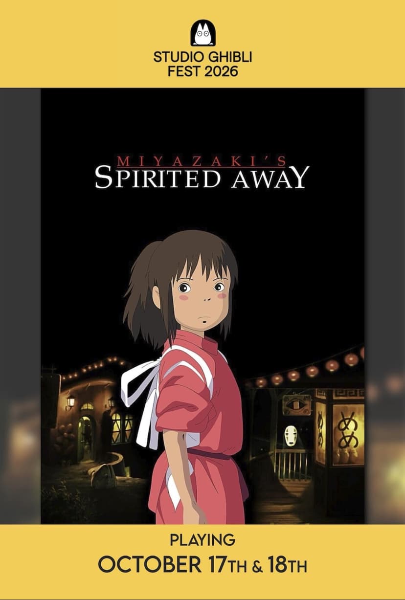 Poster for the film Ghibli Fest ~ Spirited Away